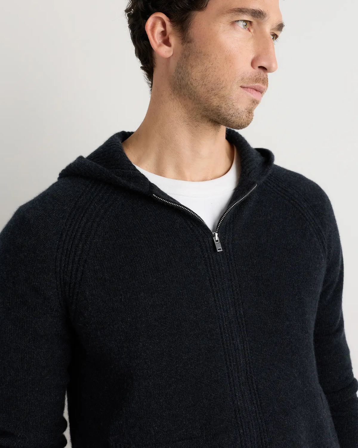 Luxe Baby Cashmere Bomber Hoodie - US 6941