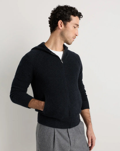 Luxe Baby Cashmere Bomber Hoodie - US 6941
