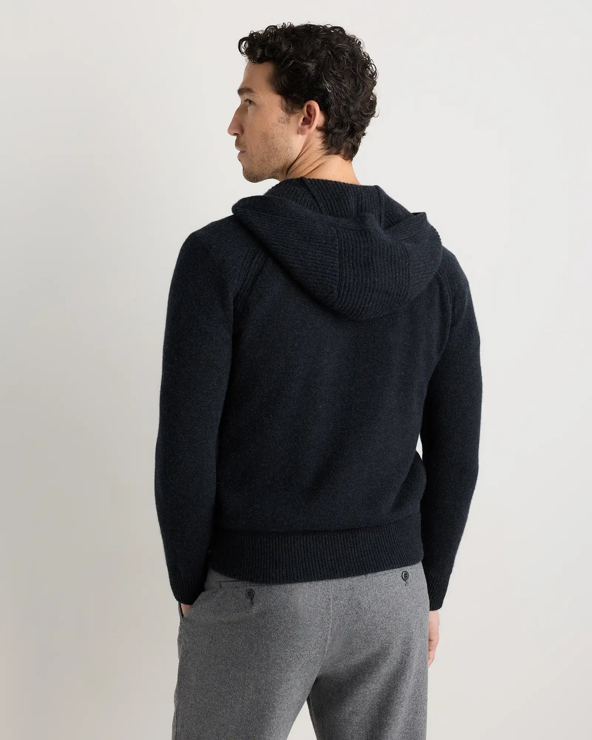 Luxe Baby Cashmere Bomber Hoodie - US 6941