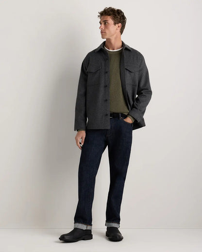 Organic Cotton Cashmere Waffle Crewneck Sweater - US 9242