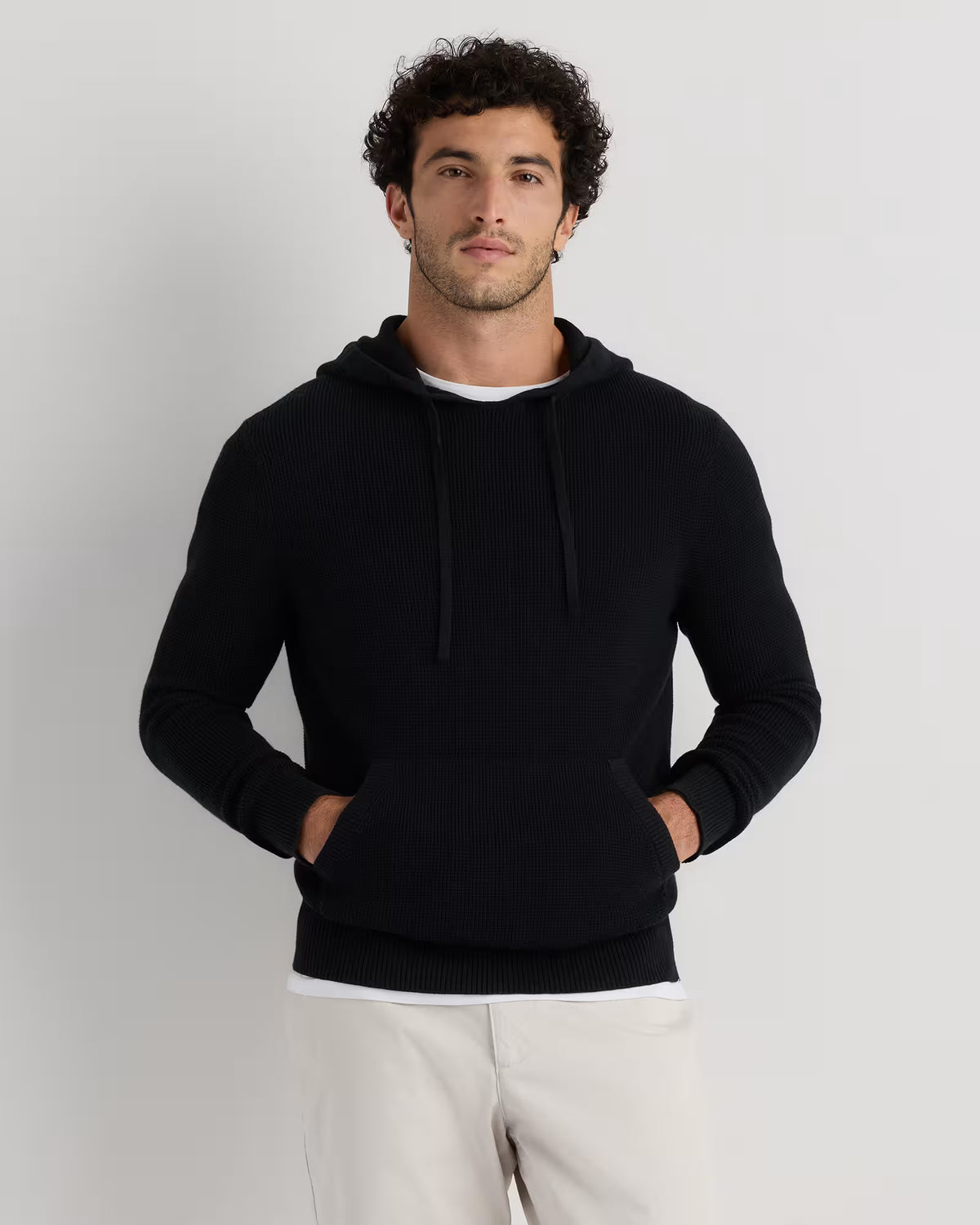 Organic Cotton Cashmere Waffle Hoodie - US 8149
