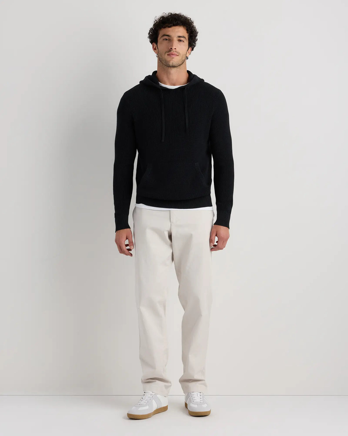 Organic Cotton Cashmere Waffle Hoodie - US 8149