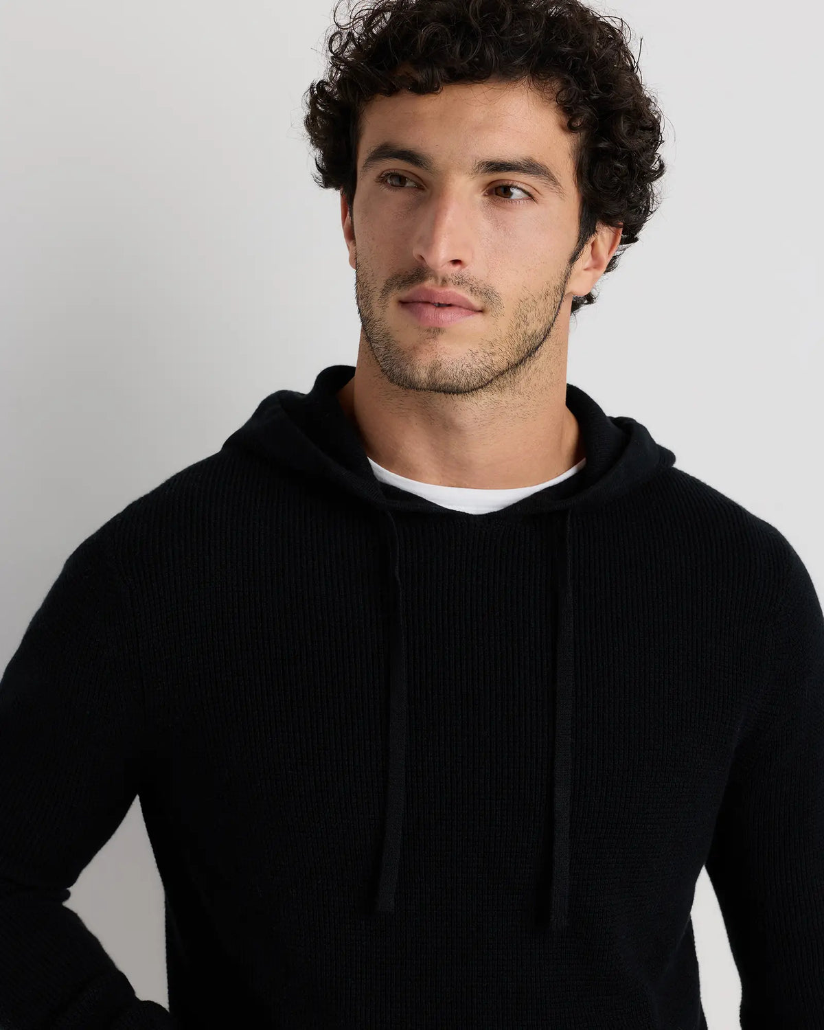 Organic Cotton Cashmere Waffle Hoodie - US 8149