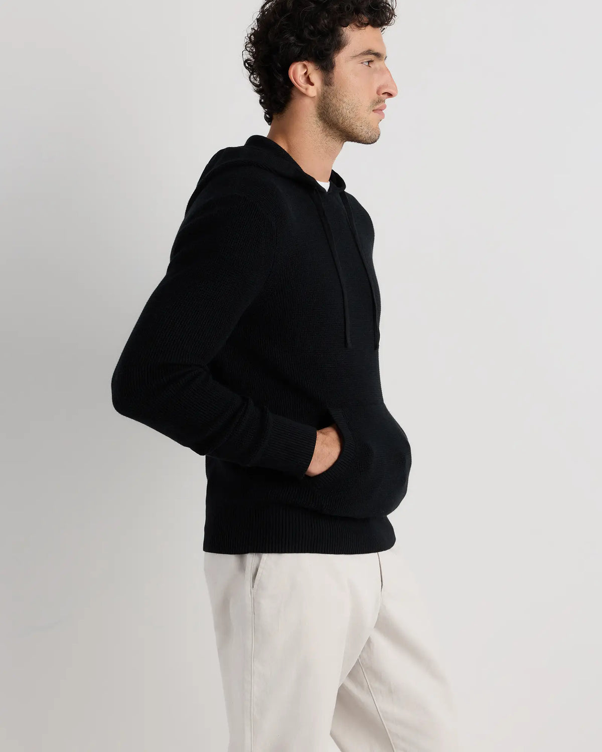 Organic Cotton Cashmere Waffle Hoodie - US 8149