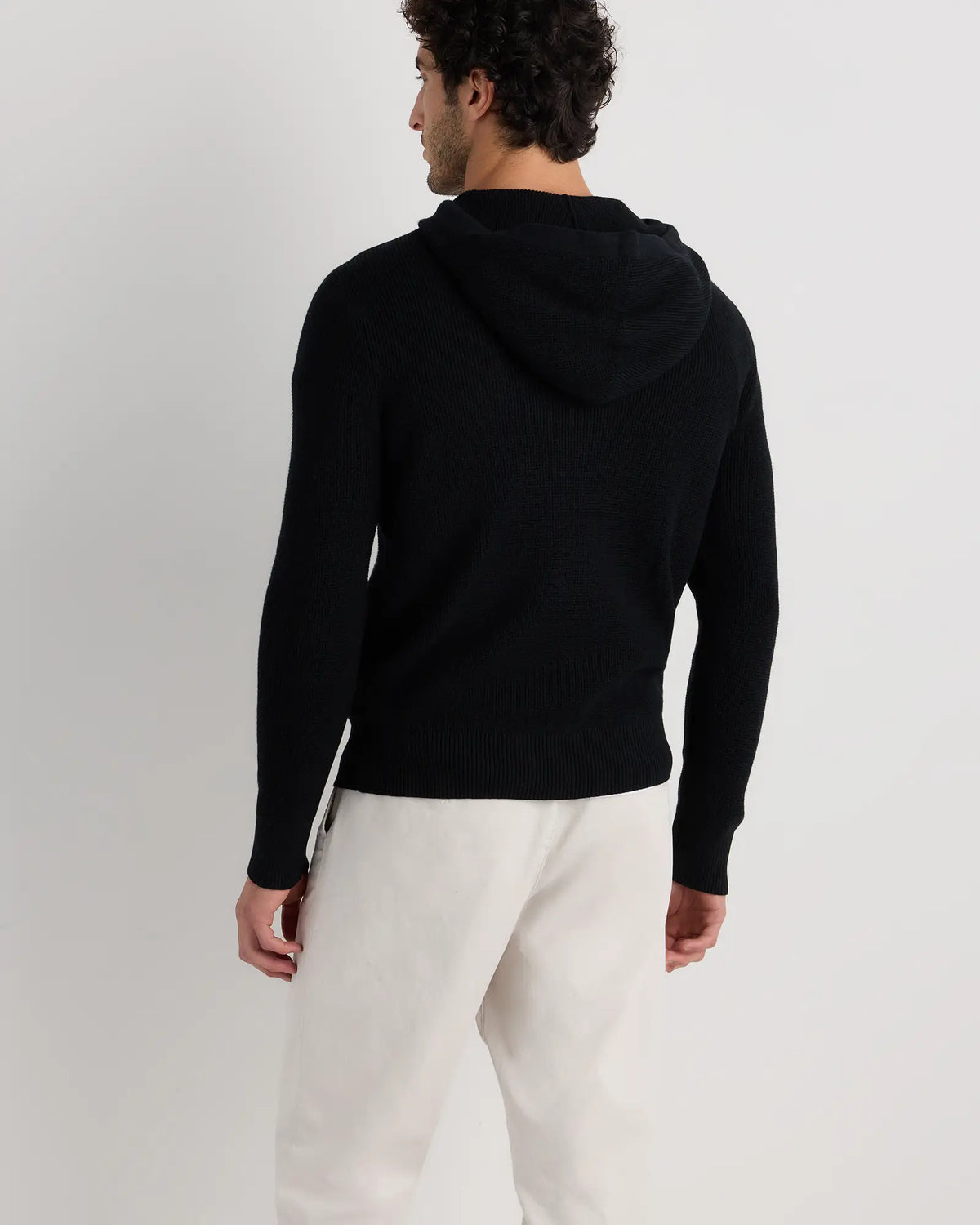 Organic Cotton Cashmere Waffle Hoodie - US 8149