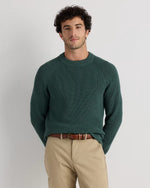 100% Organic Cotton Ribbed Crewneck Sweater - US 9428