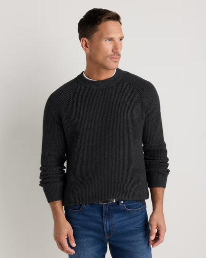 100% Organic Cotton Ribbed Crewneck Sweater - US 6944