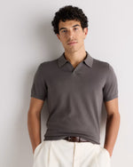 Cotton-Silk Johnny Collar Polo - US 5960
