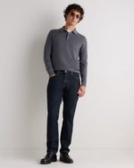 Worsted Merino Wool Polo Sweater - US 7895