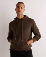 100% Mongolian Cashmere Waffle Hoodie - US 3217
