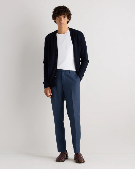 100% Organic Cotton Ribbed Cardigan - US 5218