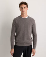 Mongolian Cashmere Waffle Sweatshirt - US 6954