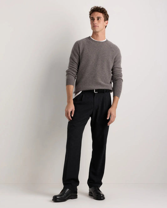 Mongolian Cashmere Waffle Sweatshirt - US 6954