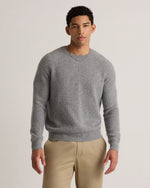 Mongolian Cashmere Waffle Sweatshirt - US 8675