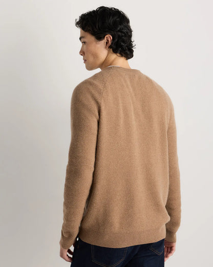 Mongolian Cashmere Waffle Sweatshirt - US 0966