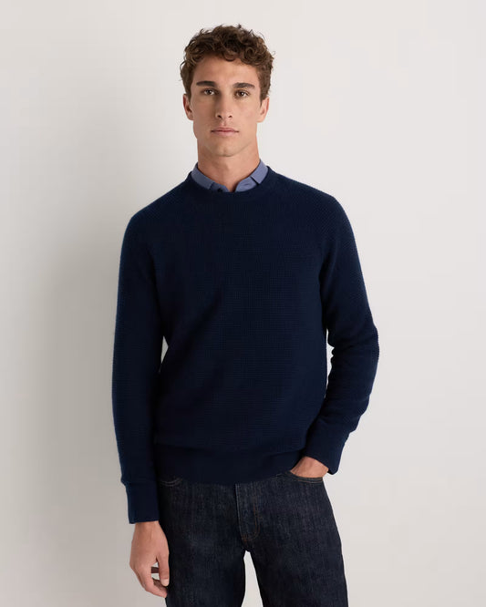 Mongolian Cashmere Waffle Sweatshirt - US 5009