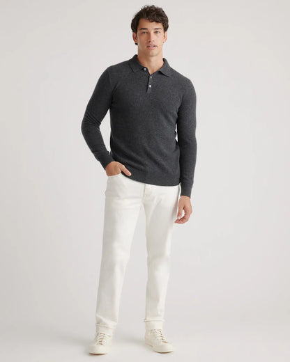 Mongolian Cashmere Polo Sweater - US 7446