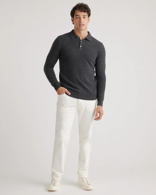 Mongolian Cashmere Polo Sweater - US 7446
