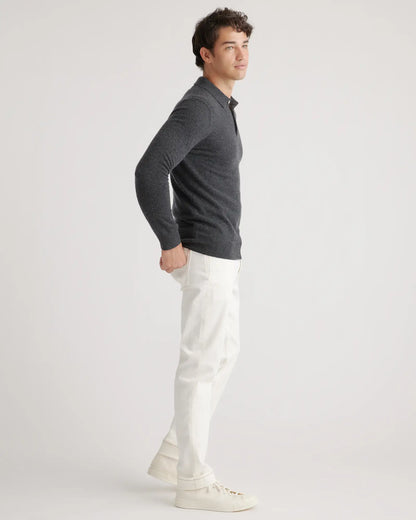 Mongolian Cashmere Polo Sweater - US 7446