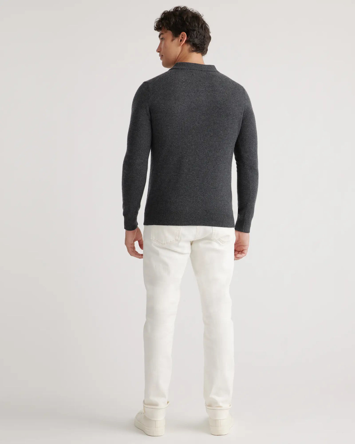 Mongolian Cashmere Polo Sweater - US 7446