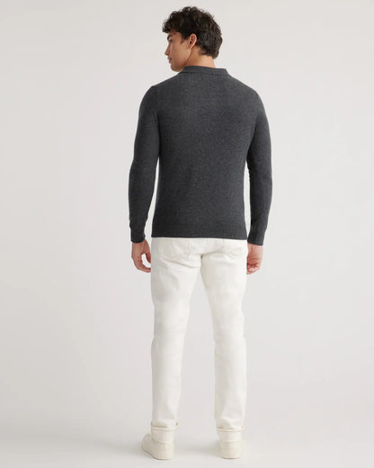 Mongolian Cashmere Polo Sweater - US 7446