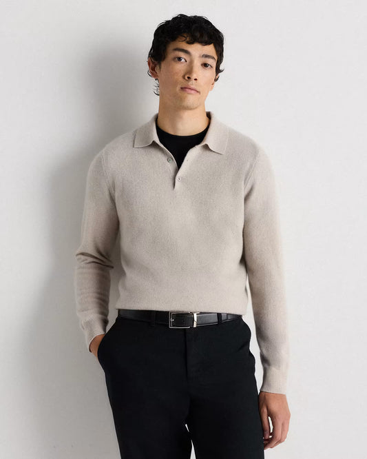Mongolian Cashmere Polo Sweater - US 2513