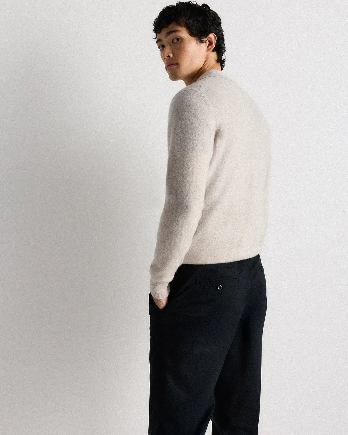Mongolian Cashmere Polo Sweater - US 2513