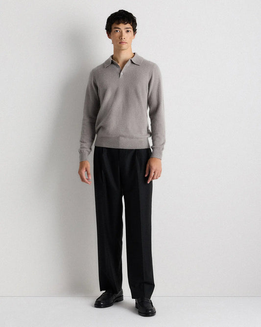 Mongolian Cashmere Polo Sweater - US 0465
