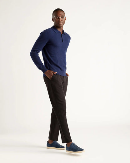 Mongolian Spring Cashmere Polo Sweater - US 1751