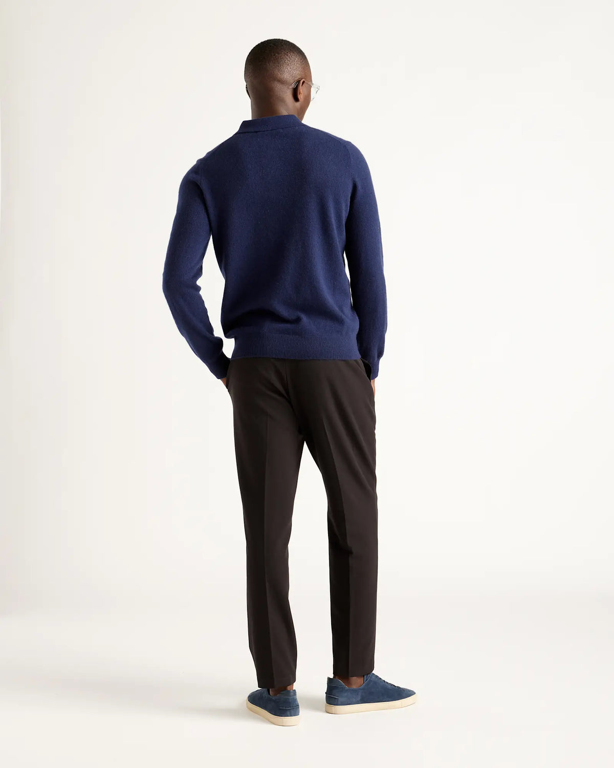 Mongolian Spring Cashmere Polo Sweater - US 1751