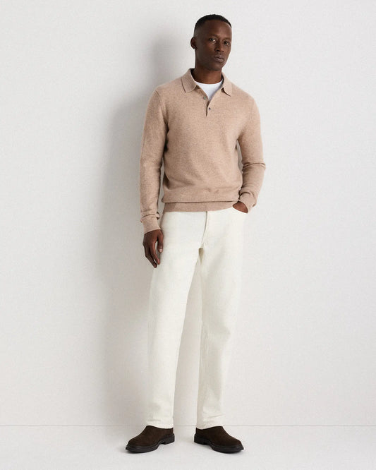 Mongolian Cashmere Polo Sweater - US 4547