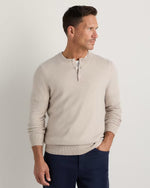 Mongolian Cashmere Henley Sweater - US 9480