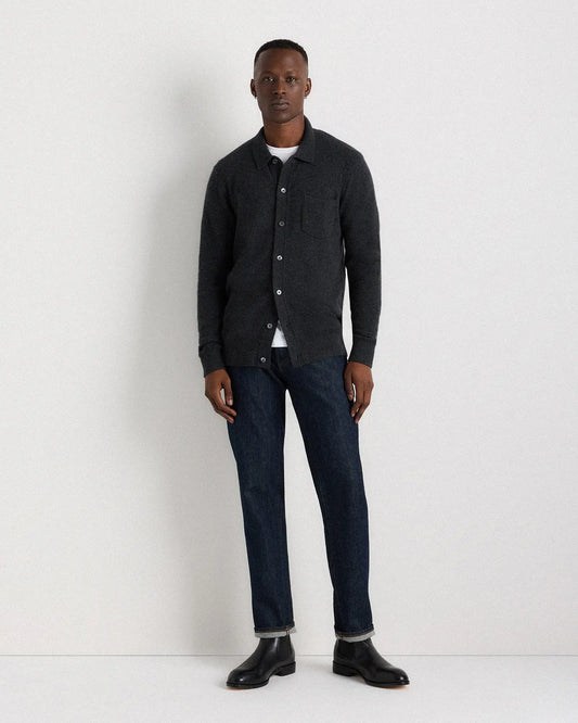 Mongolian Cashmere Button Down Sweater - US 9434