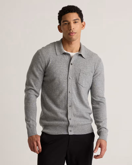 Mongolian Cashmere Button Down Sweater - US 8866