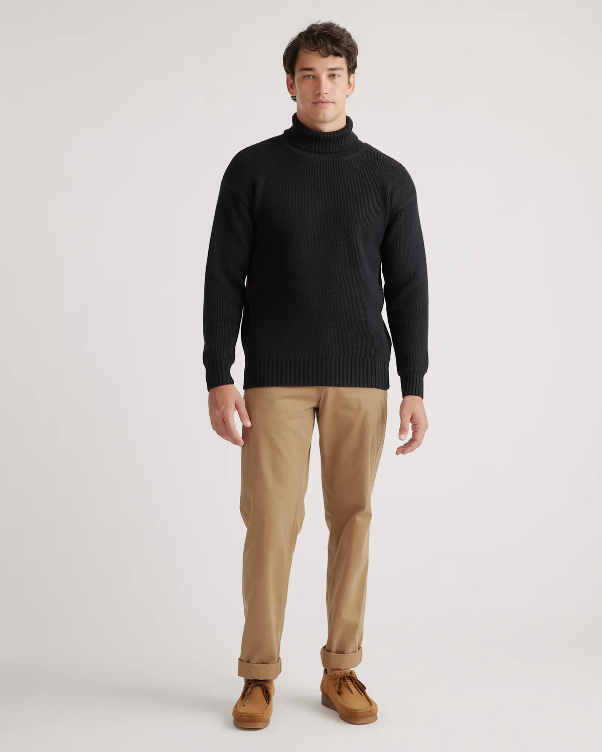 100% Organic Cotton Turtleneck Sweater - US 6870