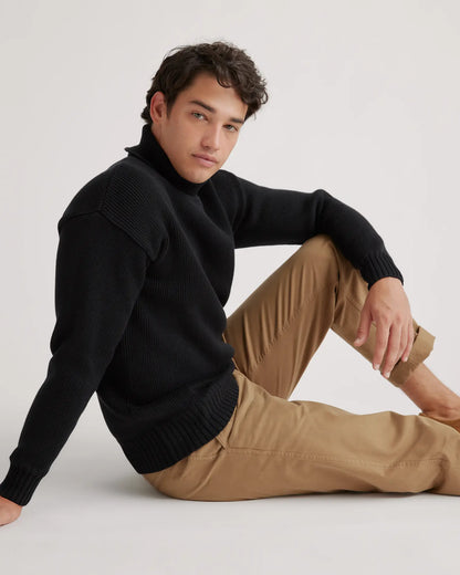 100% Organic Cotton Turtleneck Sweater - US 6870