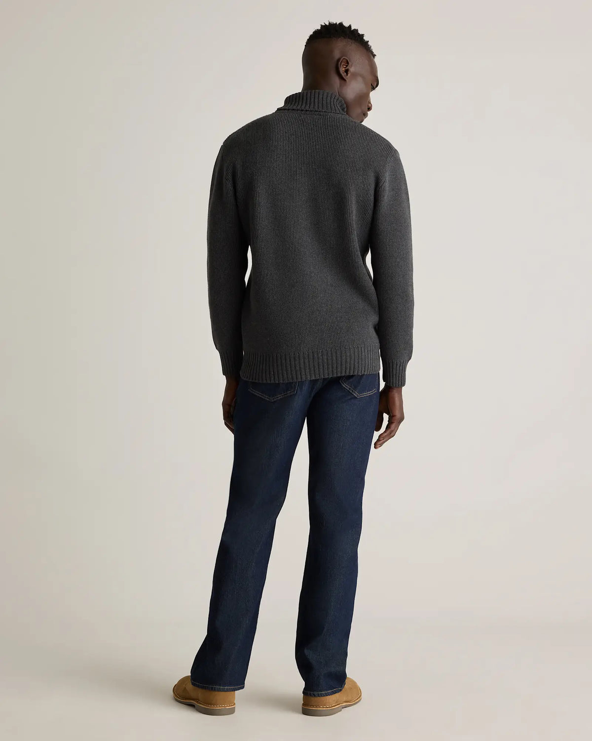 100% Organic Cotton Turtleneck Sweater - US 0804