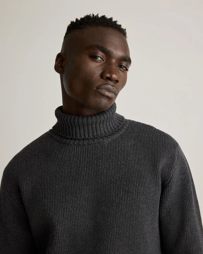 100% Organic Cotton Turtleneck Sweater - US 0804
