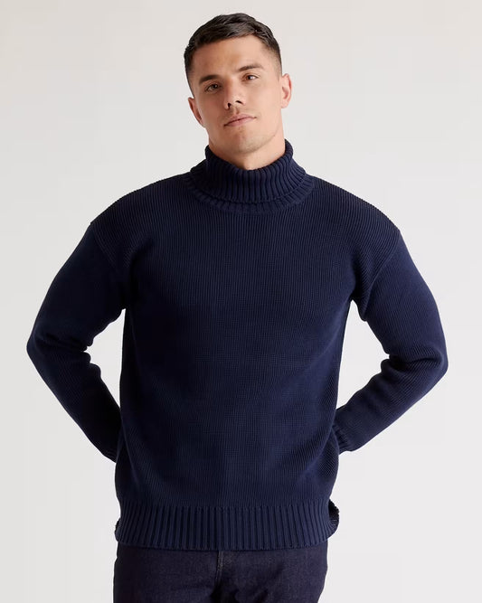 100% Organic Cotton Turtleneck Sweater - US 4308