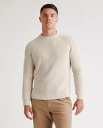 100% Organic Cotton Fisherman Crew Sweater - US 9201