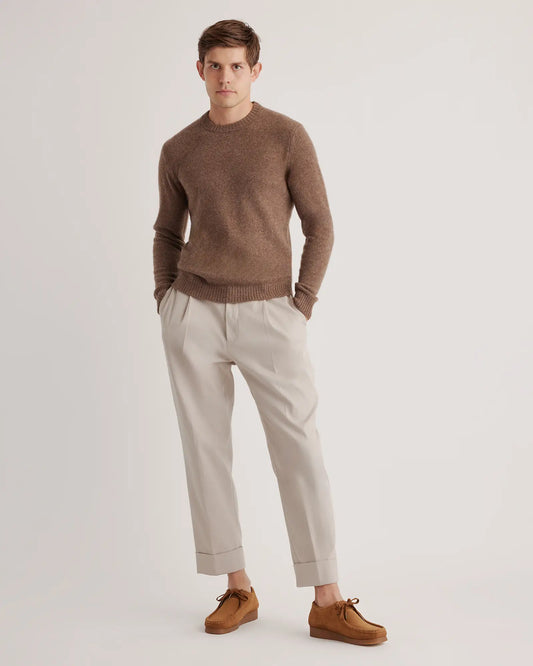 100% Yak Wool Crewneck Sweater - US 8694