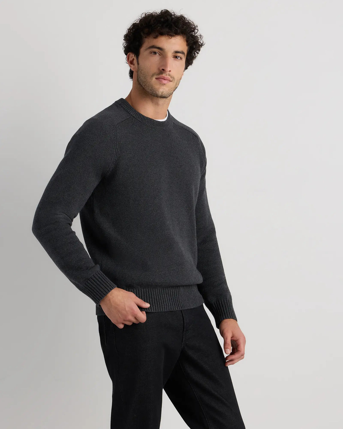100% Organic Cotton Crewneck Sweater - US 2874