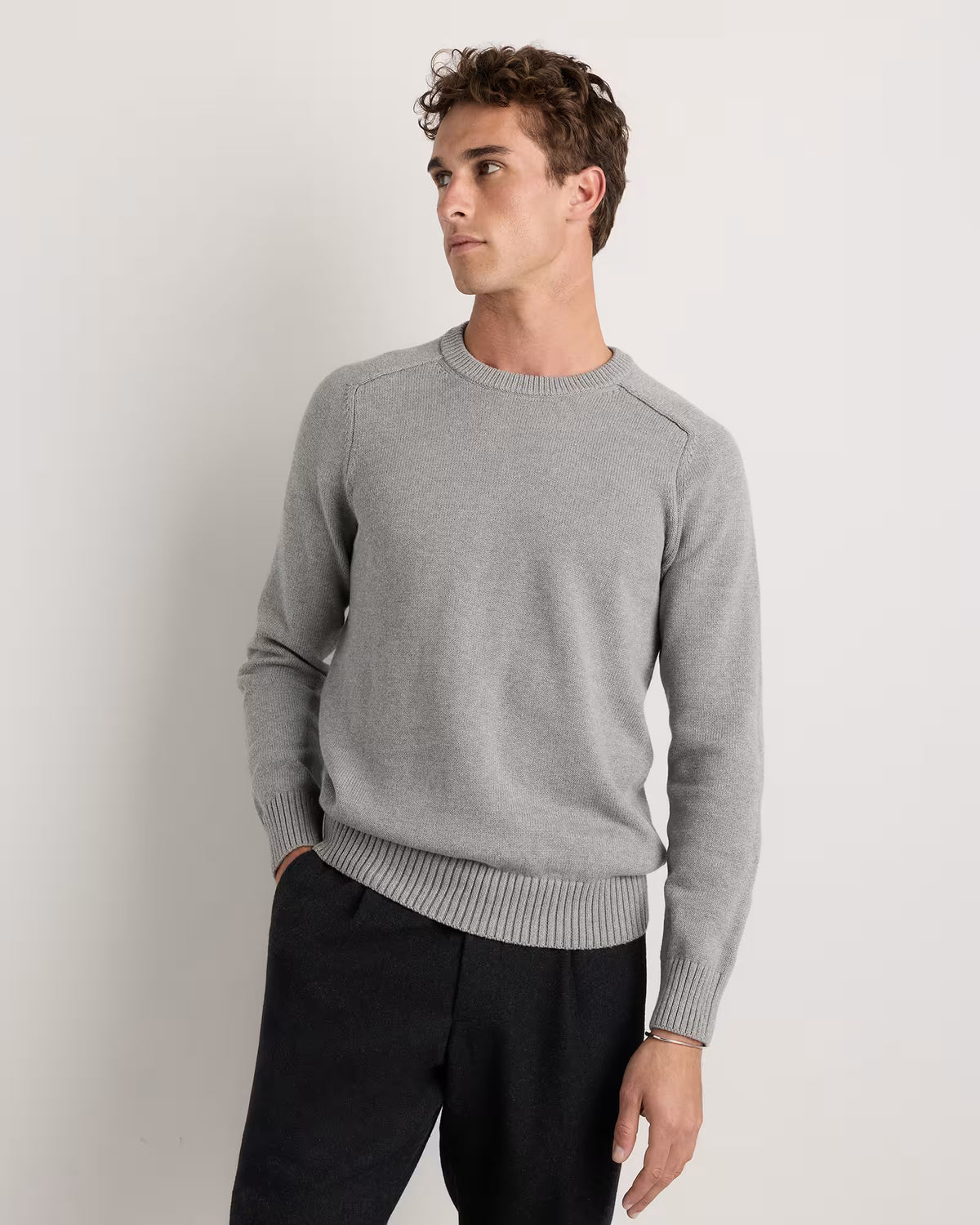 100% Organic Cotton Crewneck Sweater - US 0877