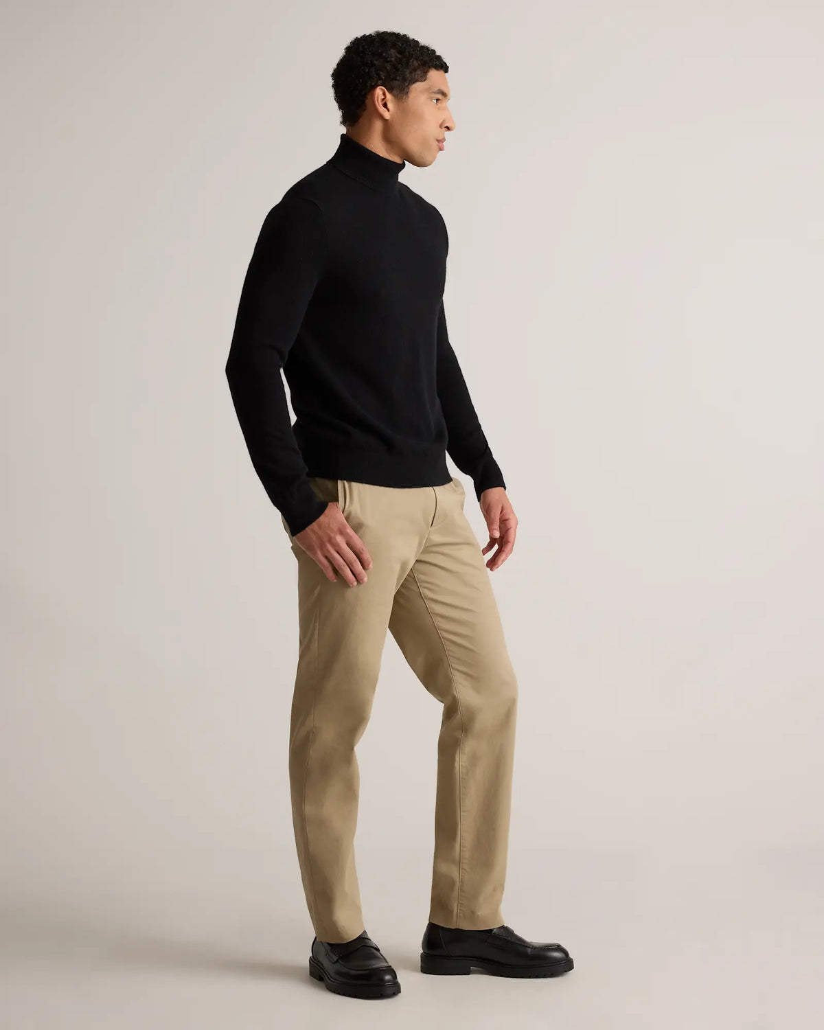 Mongolian Cashmere Turtleneck Sweater - US 4957