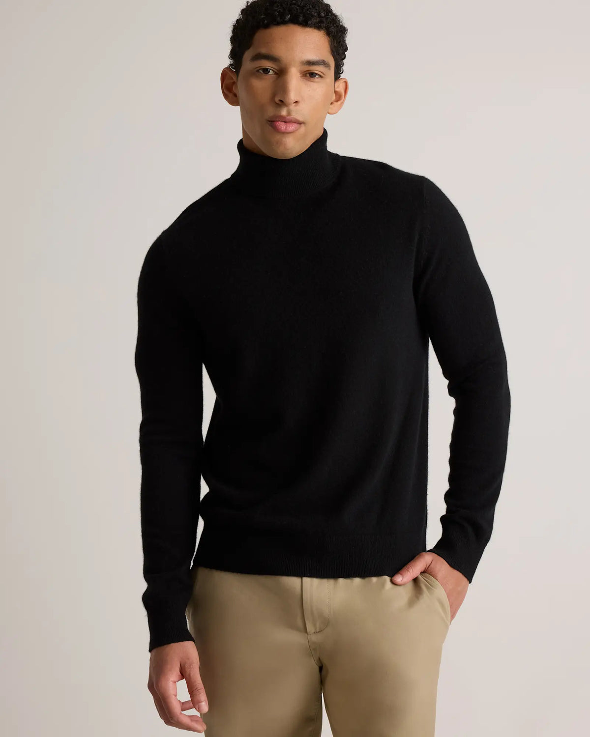 Mongolian Cashmere Turtleneck Sweater - US 4957