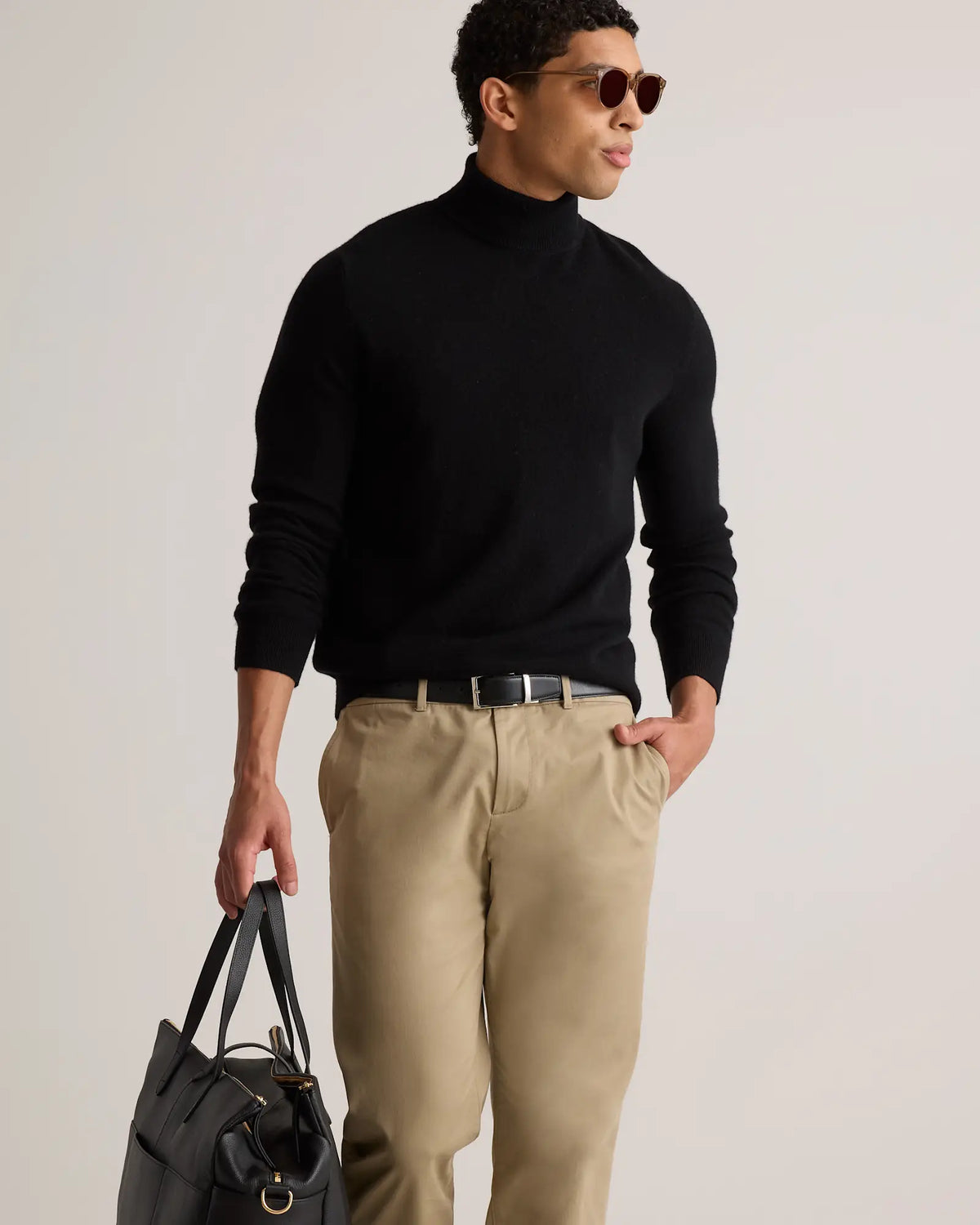 Mongolian Cashmere Turtleneck Sweater - US 4957