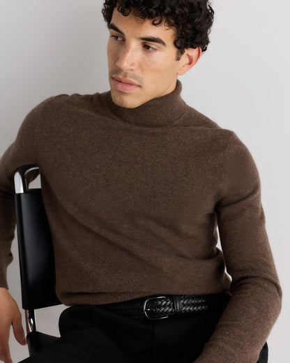 Mongolian Cashmere Turtleneck Sweater - US 1923
