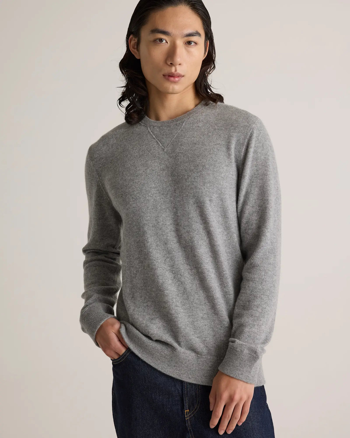 Mongolian Cashmere Sweatshirt - US 3953
