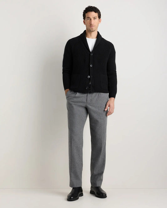 Mongolian Cashmere Shawl Collar Cardigan - US 4359