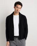Mongolian Cashmere Shawl Collar Cardigan - US 4359
